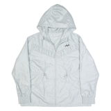 FILA SPORT Womens Rain Jacket Silver Hooded XL