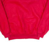 ST JOHN'S BAY Mens Fleece Jacket Red 90s XL