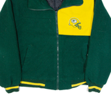 PRO ELITE Green Bay Packers Mens Fleece Jacket Green 90s USA L