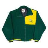 PRO ELITE Green Bay Packers Mens Fleece Jacket Green 90s USA L