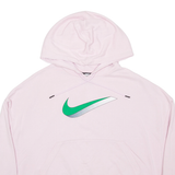 NIKE Cropped Womens Pink Hoodie S