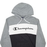 CHAMPION Mens Grey Hoodie S
