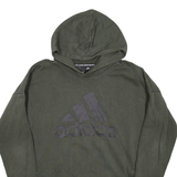 ADIDAS Womens Green Hoodie L