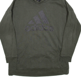 ADIDAS Womens Green Hoodie L