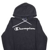 CHAMPION Mens Black Hoodie M