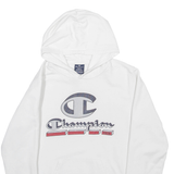 CHAMPION Mens White Hoodie S