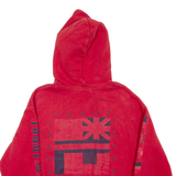 TOMMY HILFIGER Mens Red Hoodie XS