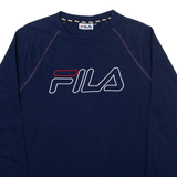 FILA Mens Sweatshirt Blue L