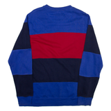 CHAPS Striped Mens Sweatshirt Blue M