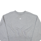 ADIDAS ORIGINALS Cropped Womens Sweatshirt Grey UK 10