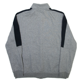 PUMA Full Zip Mens Sweatshirt Grey High Neck L