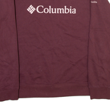 COLUMBIA Womens Sweatshirt Maroon M