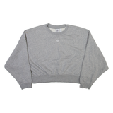 ADIDAS ORIGINALS Cropped Womens Sweatshirt Grey UK 14