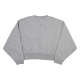 ADIDAS ORIGINALS Cropped Womens Sweatshirt Grey UK 14