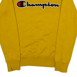 CHAMPION Mens Sweatshirt Yellow XS