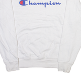 CHAMPION Mens Sweatshirt White S