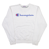 CHAMPION Mens Sweatshirt White S