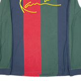 KARL KANI Striped Mens T-Shirt Blue Long Sleeve M