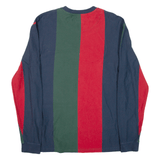 KARL KANI Striped Mens T-Shirt Blue Long Sleeve M