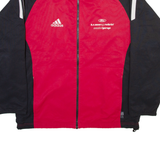 ADIDAS Mens Track Jacket Red Colourblock XL