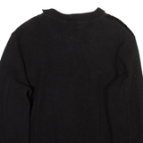 MARA LEA Womens Overcoat Jacket Black Wool S