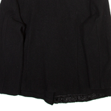 MARA LEA Womens Overcoat Jacket Black Wool S