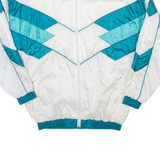 SPORT SPIRIT Detachable Arms Mens Track Jacket White Nylon 90s XS