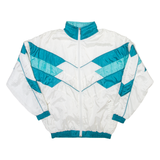 SPORT SPIRIT Detachable Arms Mens Track Jacket White Nylon 90s XS
