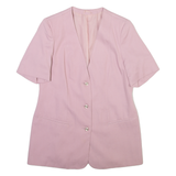 Womens Blazer Jacket Pink L