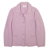GOTTSTEIN Womens Blazer Jacket Pink Wool UK 12