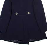 Womens Overcoat Coat Blue M