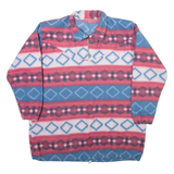 Mens Pullover Jacket Red Striped M