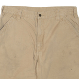 CARHARTT Mens Cargo Shorts Beige XL W38