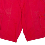 COOGI Mens Cargo Shorts Red XL W40