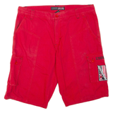 COOGI Mens Cargo Shorts Red XL W40