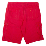 COOGI Mens Cargo Shorts Red XL W40