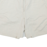 LIZ CLAIBORNE Petite Womens Chino Shorts White L W36
