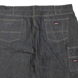 DICKIES Mens Denim Shorts Grey 2XL W44