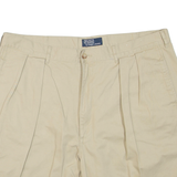 POLO RALPH LAUREN Womens Chino Shorts Beige XL W38
