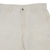 CARHARTT Mens Cargo Shorts Beige L W36