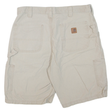CARHARTT Mens Cargo Shorts Beige L W36