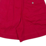 LIZ CLAIBORNE Womens Chino Shorts Red XS W26