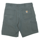 CARHARTT Mens Casual Shorts Green Relaxed XL W38