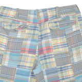 NAUTICA Mens Casual Shorts Grey Check XL W40