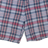 CHAPS Mens Casual Shorts Blue Check M W34