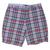 CHAPS Mens Casual Shorts Blue Check M W34