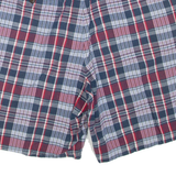 CHAPS Mens Casual Shorts Blue Check M W34