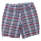 CHAPS Mens Casual Shorts Blue Check M W34