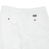 NAUTICA Mens Chino Shorts White L W36