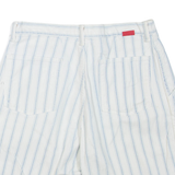 WRANGLER Womens Casual Shorts White Striped M W32